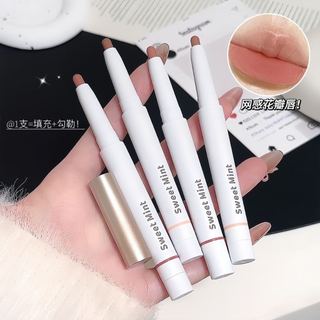 SWEET MINT Matte Lip Liner Pencil Long Lasting Natural Lip Definer Plump Lips Shape Outline Trang điểm khỏa thân cho người mới bắt đầu NO.dingyizhechunxianbi