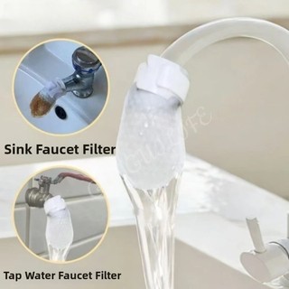 10 cái Bông lọc vòi nước dạng máy lọc nước gắn vòi bếp, Lưới lọc nước máy đa năng, Máy lọc nước chống nước bắn cho bồn rửa chén nhà bếp, Túi lọc nước lành mạnh dễ lắp đặt dùng trong nhà và phòng tắm – máy lọc nước vòi bếp.