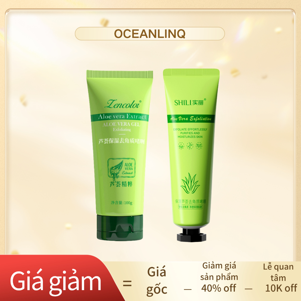 Gel Tẩy Tế Bào Chết Nha Đam Chính Thái - Dùng Cho Mặt & Toàn Thân, Làm Sạch Sâu, Cho Da Mịn Màng