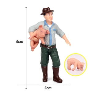 Hình Con Người Mô Hình Trẻ Em Giáo Dục Khoa Học Đồ Chơi Cảnh Trang Trí Phụ Kiện Trang Trí Sưu Tập Nhân Vật Hành Động Quà Tặng Nông Dân Công Nhân Nông Dân