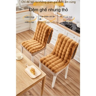 Hàng sẵn có Vận chuyển nhanh 55 * 135cm Đệm dính liền sang trọng mùa đông Chống trượt Dày tựa lưng dính liền Đệm ghế phòng khách Bàn ăn Ghế văn phòng Ghế máy tính Đệm cảm giác cao cấp 01