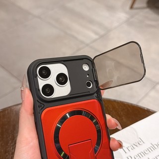 Cửa sổ lớn sáng tạo có màng ống kính khung từ tính Vỏ điện thoại thích hợp cho iPhone 11 12 13 14 15 16 17 Pro Max Vỏ silicon chống rơi bao gồm tất cả