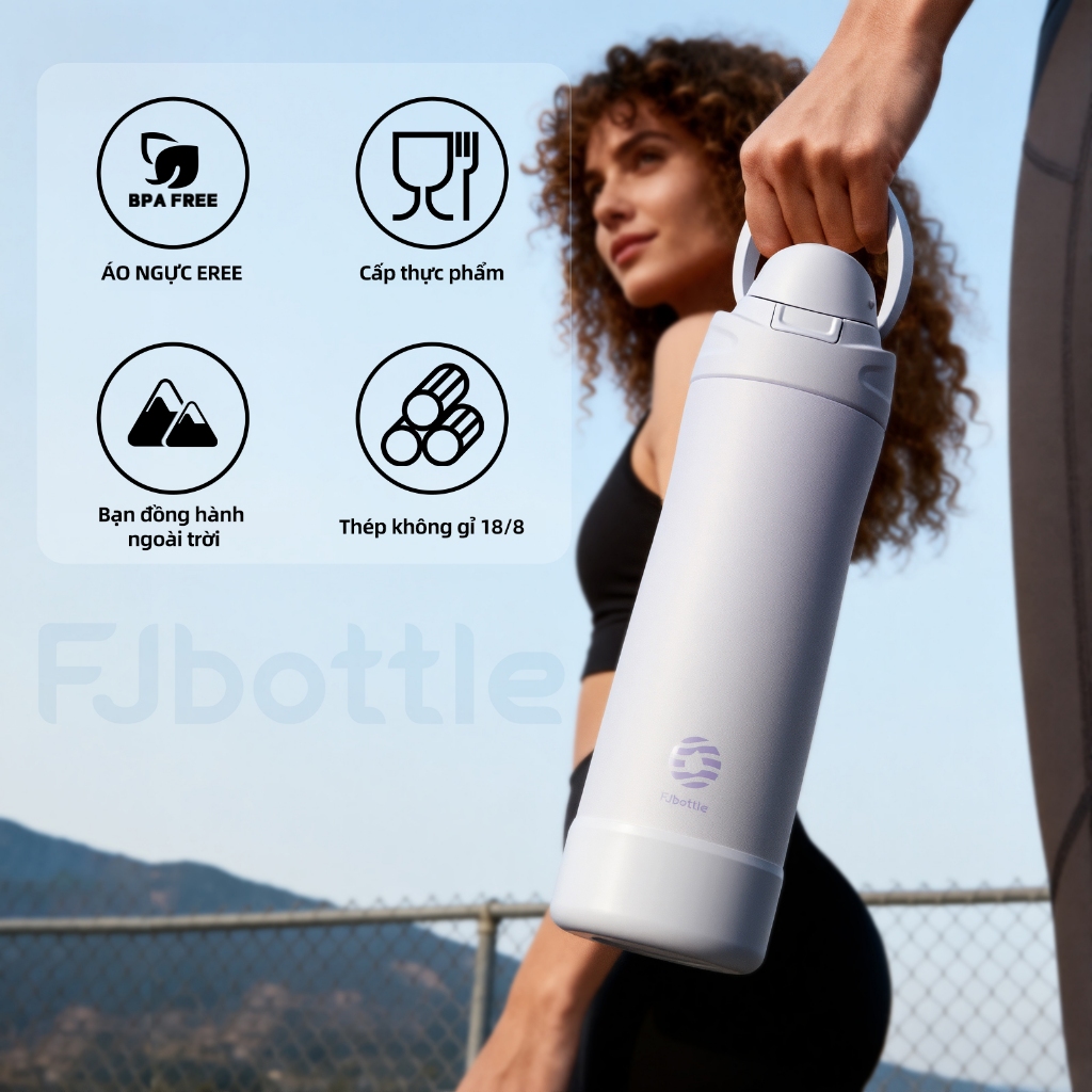 Bình Nước Giữ Nhiệt FJbottle 750ml/1000ml Bình Giữ Nhiệt Thể Thao Cho Học Sinh One-Touch Kèm Cọ Rửa | BigBuy360 - bigbuy360.vn