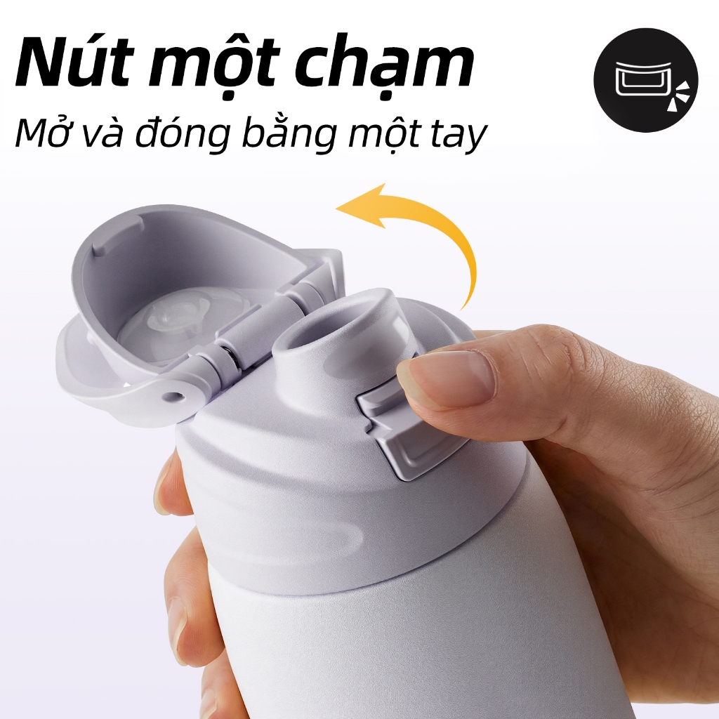 Bình Nước Giữ Nhiệt FJbottle 750ml/1000ml Bình Giữ Nhiệt Thể Thao Cho Học Sinh One-Touch Kèm Cọ Rửa | BigBuy360 - bigbuy360.vn