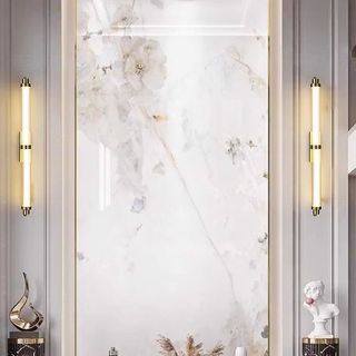 AIMI Dây Sắt Rèn Đèn Tường Bắc Âu Tối Giản Phòng Khách Nền Tường Đèn Trang Trí Kính Chụp Đèn Phòng Ngủ Phòng Ăn Chiếu Sáng