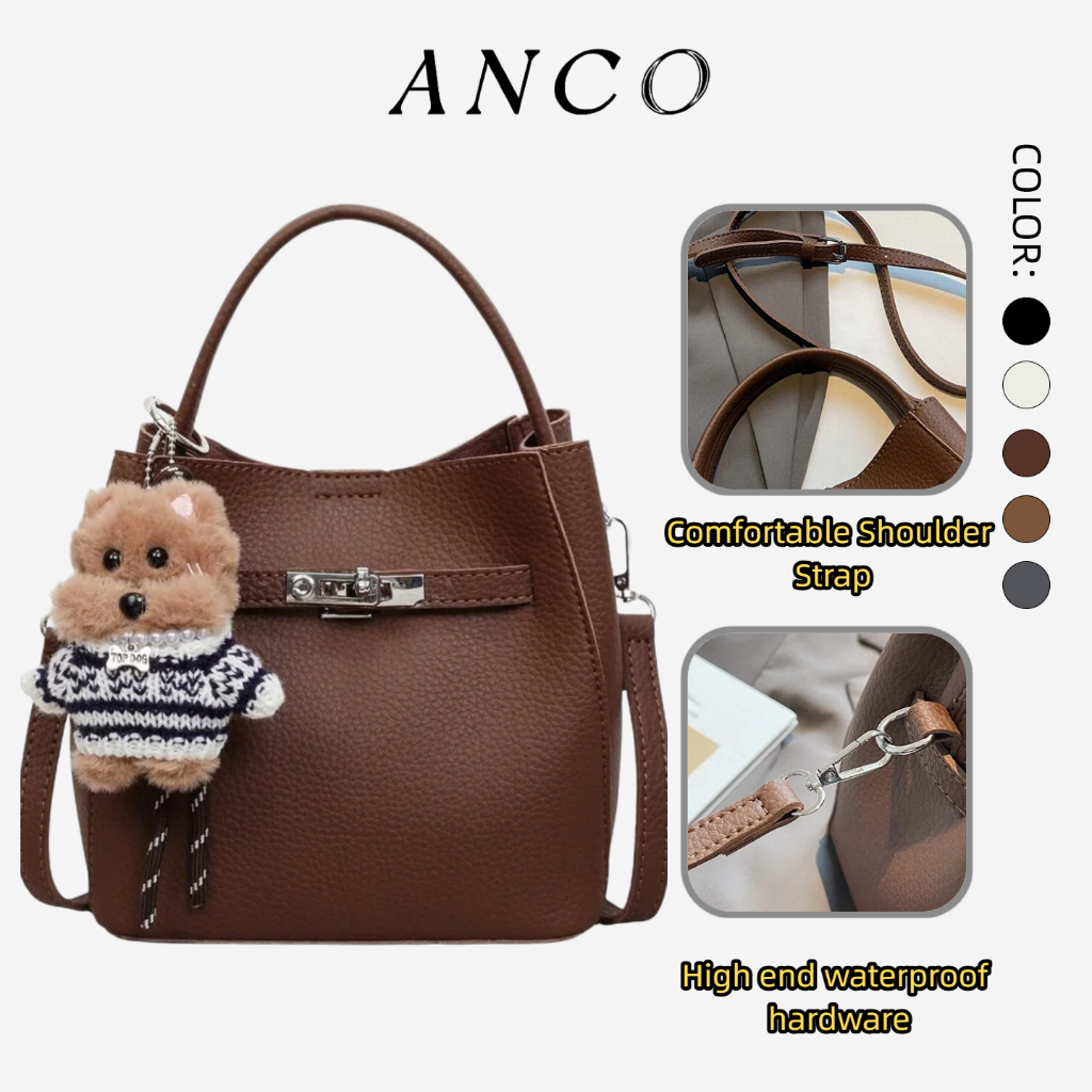 ANCO 2026 Vintage túi xách du lịch messenger túi xách xách tay một vai nghiêng túi xách công suất lớn đi lại bưu tá túi xách hành lý xách tay
