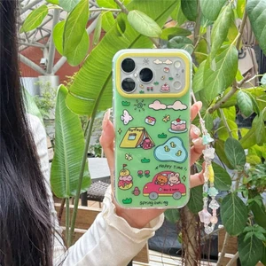 IPhone 17 Pro Max Đi bộ đường dài với vỏ điện thoại xử lý IMD họa tiết gấu nhỏ