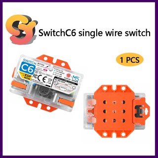 [Cung cấp hàng có sẵn] 1pc M5Stack SwitchC6 IoT IoT Công tắc dây lửa đơn ESP32-C6 Rơle giữ từ tính