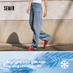 Semir Mềm Denim Quần Nữ Co Giãn Eo Quần Dài Vintage Mùa Hè Thịt-Covering Giảm Béo Thoáng Mát Quần Ống Rộng Hợp Thời Trang — ảnh 3