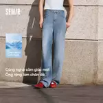 Semir Mềm Denim Quần Nữ Co Giãn Eo Quần Dài Vintage Mùa Hè Thịt-Covering Giảm Béo Thoáng Mát Quần Ống Rộng Hợp Thời Trang — ảnh 6