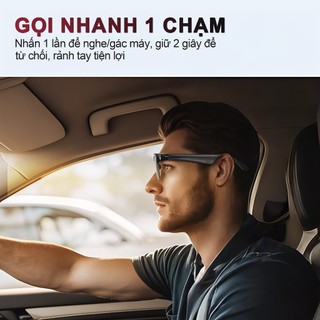 XG89 Kính Thông Minh Mẫu Mới Nhất, Âm thanh HiFi sống động, Công nghệ Bluetooth 6.0 mới nhất, Kính râm chống tia UV, Nghe nhạc hay gọi điện khi tập thể thao đều OK, Chống nước IPX4