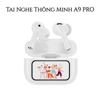 Tai nghe thông minh A9 PRO có màn hình cảm ứng LED, Đặt giấy dán tường màn hình khóa, chức năng ANC / ENC, chống thấm nước iPX5, Tìm kiếm headpho