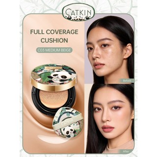 CATKIN Panda Series Powder Cushion Bảo hiểm toàn diện Trọng lượng nhẹ lâu trôi Fawless Foundation