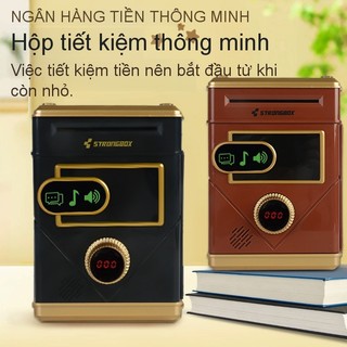 Hàng sẵn có Màn hình cảm ứng Piggy Bank Mật khẩu trẻ em Dung lượng lớn có thể vào và ra Cảm biến thông minh Đếm mật khẩu Khóa heo