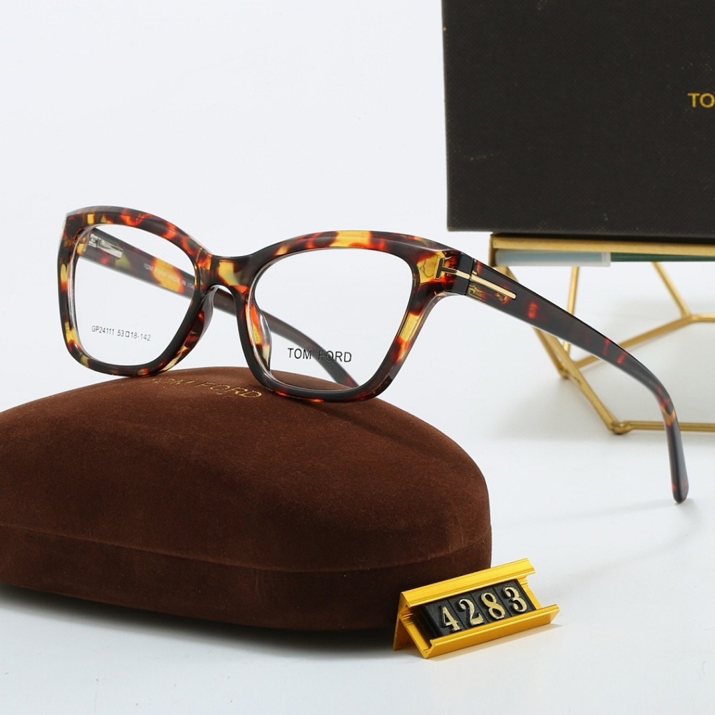 Kính trong suốt hình vuông thương hiệu T, chất liệu cao cấp unisex, phong cách retro thời thượng
