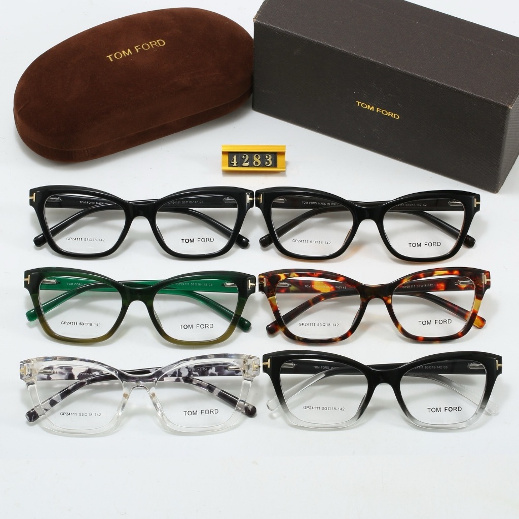 Kính trong suốt hình vuông thương hiệu T, chất liệu cao cấp unisex, phong cách retro thời thượng