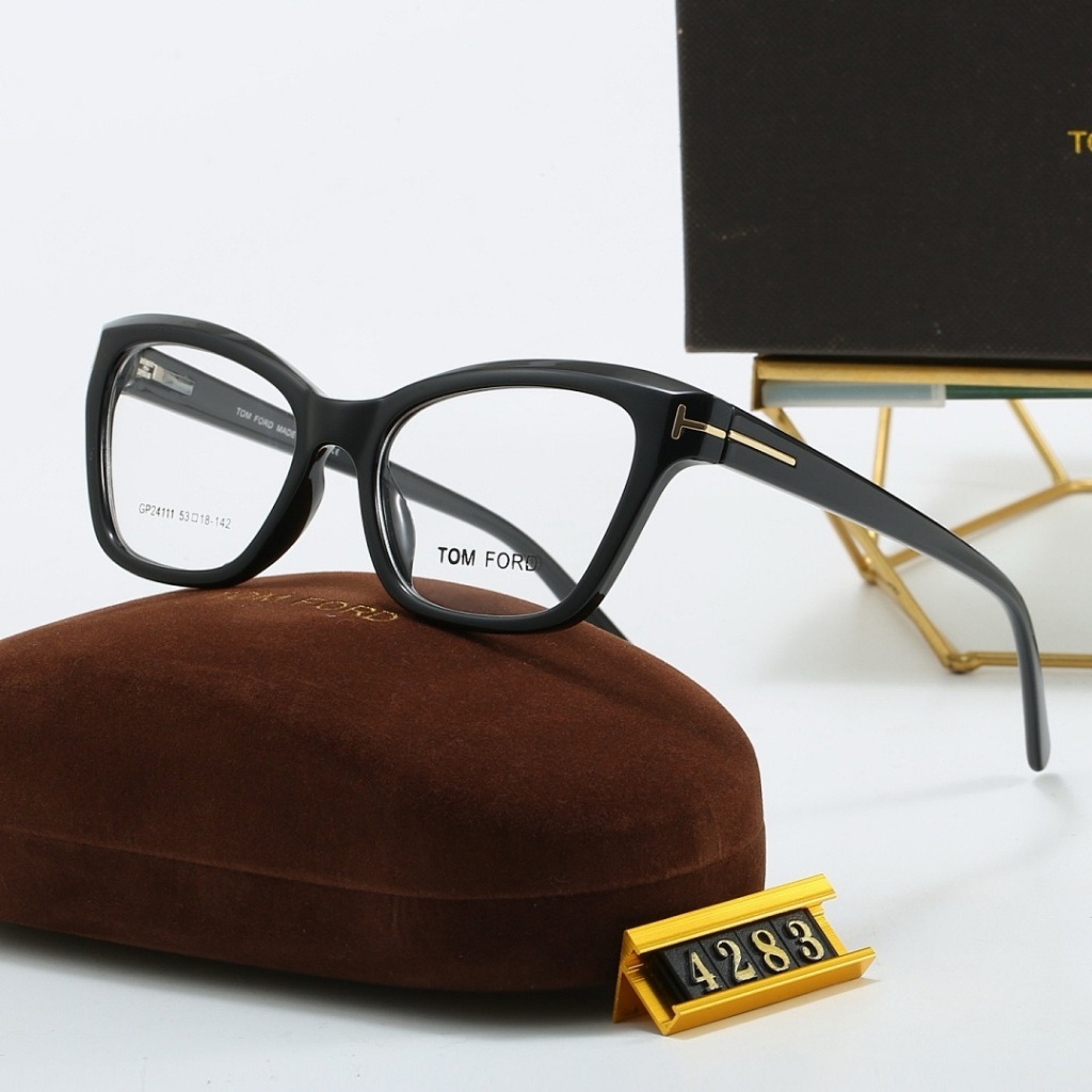 Kính trong suốt hình vuông thương hiệu T, chất liệu cao cấp unisex, phong cách retro thời thượng
