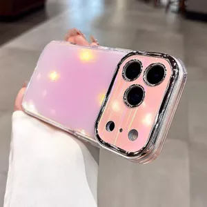 Ốp lưng cứng bằng Laser tương thích với iPhone 13 pro max 14 pro max 15 pro max 16 pro max 17 Pro max