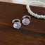 Vòng bông tai huggie cubic zirconia màu vàng và bạc tối - Trang sức thanh lịch cho mỗi ngày