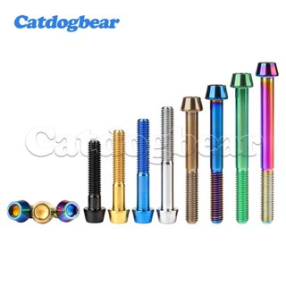 Catdogbear Titan Bolt M6x9 / 10 / 15 / 16 / 18 / 20 / 25 / 30 / 35 / 40 / 45 / 50 / 55 / 60 / 65mm Vít đầu hình nón Allen cho xe đạp