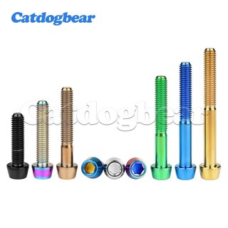 Catdogbear Titan Bolt M6x9 / 10 / 15 / 16 / 18 / 20 / 25 / 30 / 35 / 40 / 45 / 50 / 55 / 60 / 65mm Vít đầu hình nón Allen cho xe đạp