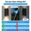 Đèn tường ngoài trời LED chống nước CANMEIJIA IP65, bóng GU10 thay thế, đèn chiếu sáng dưới hiên/sân vườn, trang trí nội thất