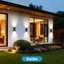 Đèn tường ngoài trời LED chống nước CANMEIJIA IP65, bóng GU10 thay thế, đèn chiếu sáng dưới hiên/sân vườn, trang trí nội thất