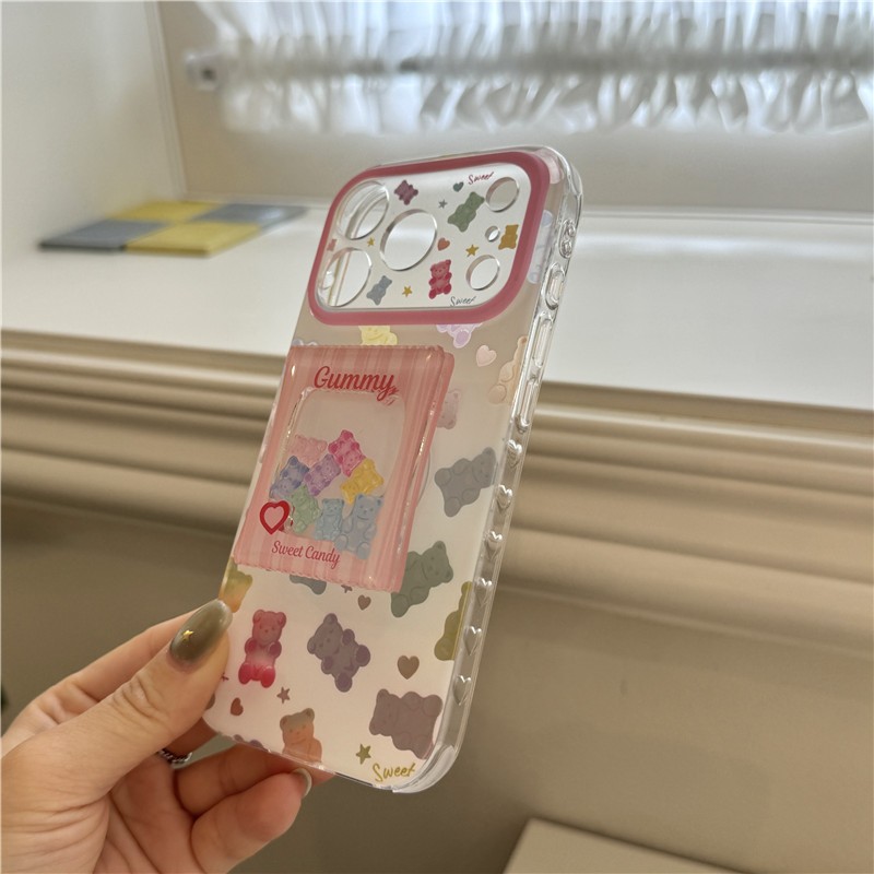 Ốp điện thoại xử lý IMD Candy Bear cho iPhone 17 Pro Max Candy Bear