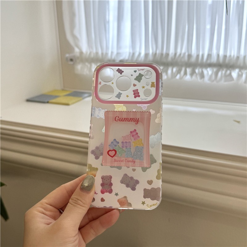 Ốp điện thoại xử lý IMD Candy Bear cho iPhone 17 Pro Max Candy Bear