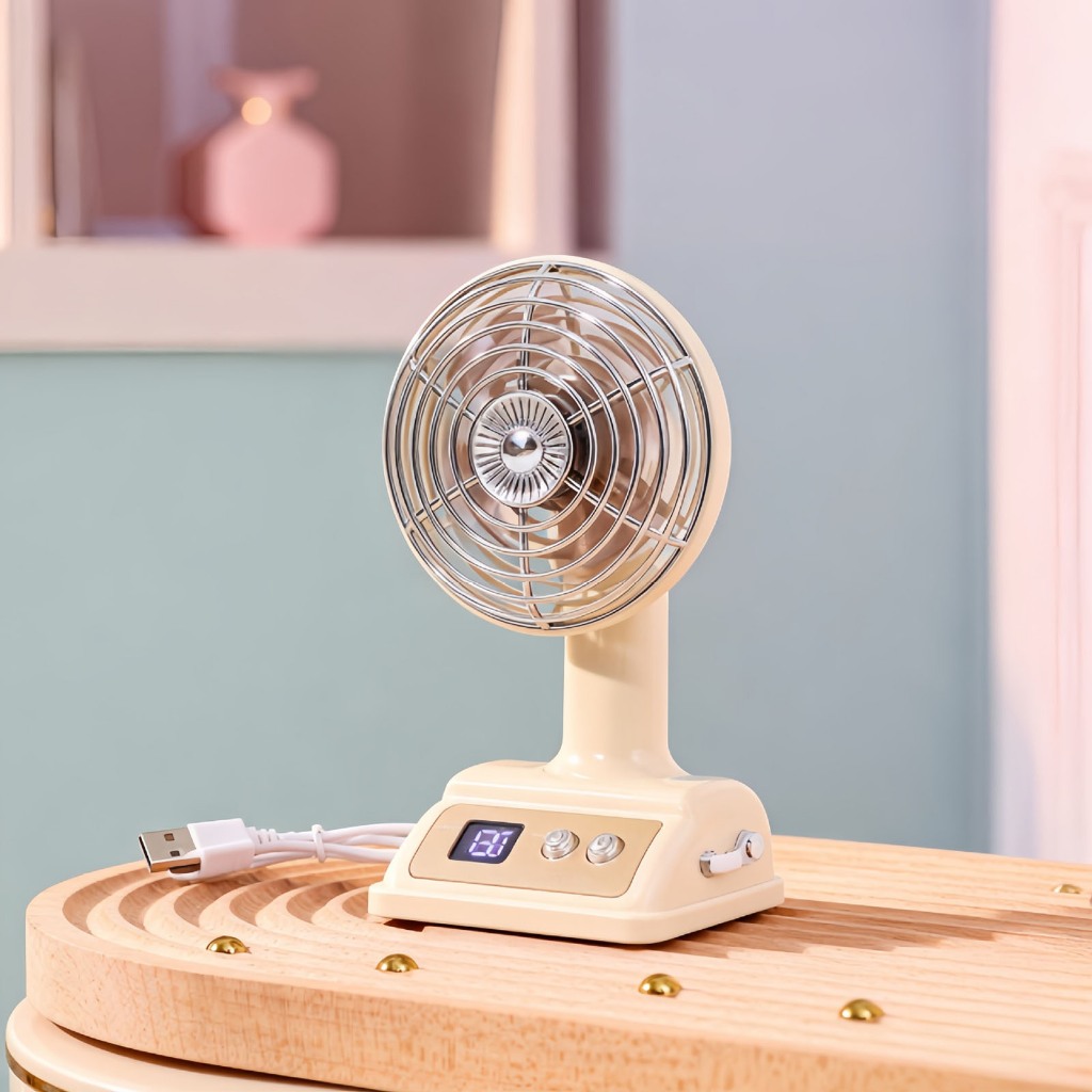 Quạt Làm Mát Bàn Đa Năng Im Lặng Quà Tặng  Tốc Độ Góc Có Thể Điều Chỉnh Mạnh Mẽ Cho Phòng Ngủ Ô Tô Gia Đình