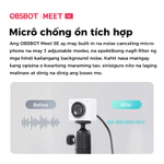 OBSBOT Meet SE 1080P 100 FPS Webcam AI, Tự động lấy nét cho PC, Laptop, dùng livestream, học online — ảnh 5