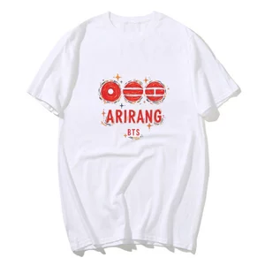 Áo Thun Cotton Thế Giới Tour 2026 BTS Cho Nam Và Nữ, Cổ Tròn Tay Ngắn, Chất Lượng Cao