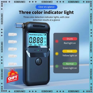 Máy kiểm tra hơi thở cồn với màn hình LCD kỹ thuật số Độ chính xác cấp Máy kiểm tra cồn cá nhân để sử dụng tại nhà Máy phân tích lái xe say rượu
