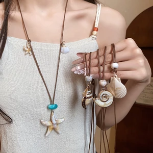 Dây Da Acrylic Vỏ Conch Đơn Giản Thời Trang với Ánh Sáng Sang Trọng