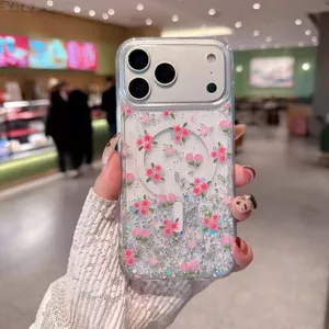 Ốp lưng cứng lấp lánh tương thích với iPhone 14 pro max 15 pro max 16 pro max 17pro max