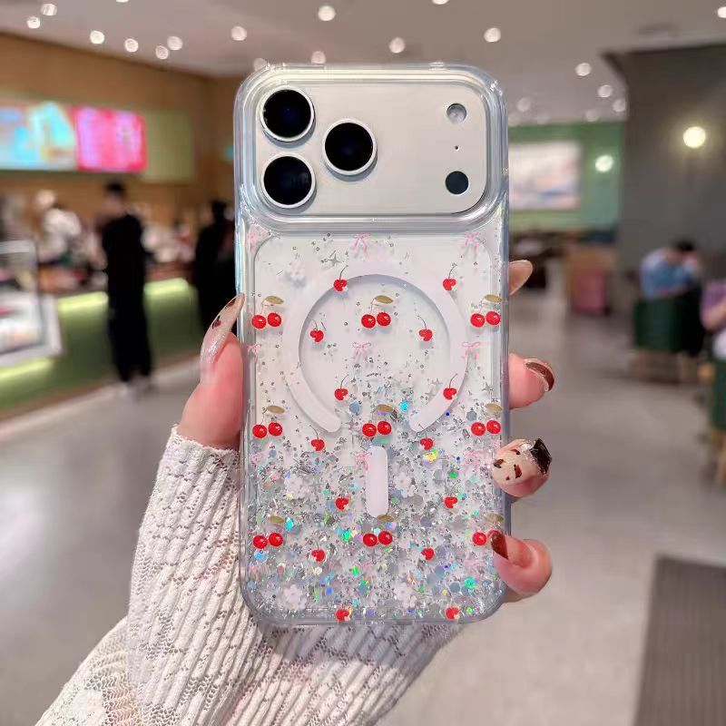 Ốp lưng cứng lấp lánh tương thích với iPhone 14 pro max 15 pro max 16 pro max 17pro max