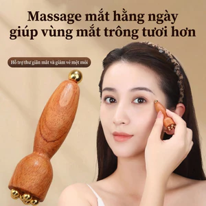 Con lăn massage mặt 6 hạt đồng hỗ trợ lưu thông máu và làm mờ nếp nhăn hiệu quả
