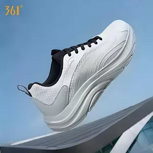 361° Giày Chạy Bộ Nam Mới Nhẹ Lưới Thoáng Khí Đế Mềm Đàn Hồi Hút Sốc Tập Gym Hàng Ngày 672622216