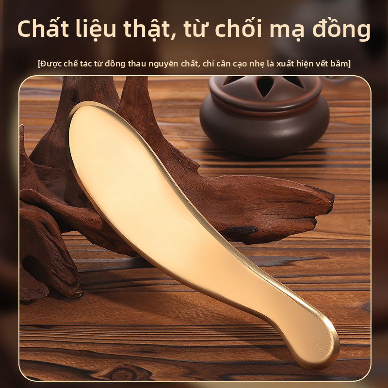 ất Cả Đồng Tấm Cạo Ban Chính Hãng Đồng Nguyên Chất Làm Toàn Thân Đa Năng Hộ Gia Đình Hổ Talisman Cạo Bianstone Lưng Cột Sống Cổ Tử Cung De