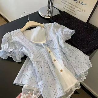 Áo sơ mi ngắn tay phong cách Hàn Quốc dành cho nữ