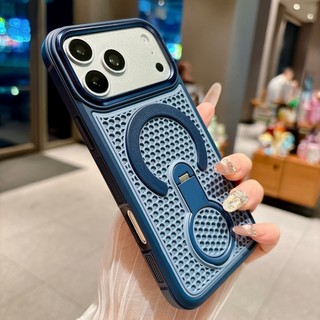 Bóng đá sáng tạo lưới tản nhiệt xoay khung điện thoại từ tính thích hợp cho iPhone 11 12 13 14 15 16 17 Pro Max bao gồm tất cả vỏ silicon chống rơi