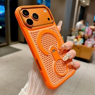 Bóng đá sáng tạo lưới tản nhiệt xoay khung điện thoại từ tính thích hợp cho iPhone 11 12 13 14 15 16 17 Pro Max bao gồm tất cả vỏ silicon chống rơi