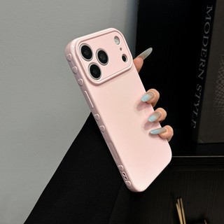 Ốp điện thoại màu trơn hình trái tim 3D sáng tạo phù hợp cho iPhone 11 12 13 14 15 16 17 Pro Max Vỏ mềm silicon chống rơi