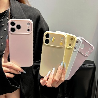 Ốp điện thoại màu trơn hình trái tim 3D sáng tạo phù hợp cho iPhone 11 12 13 14 15 16 17 Pro Max Vỏ mềm silicon chống rơi