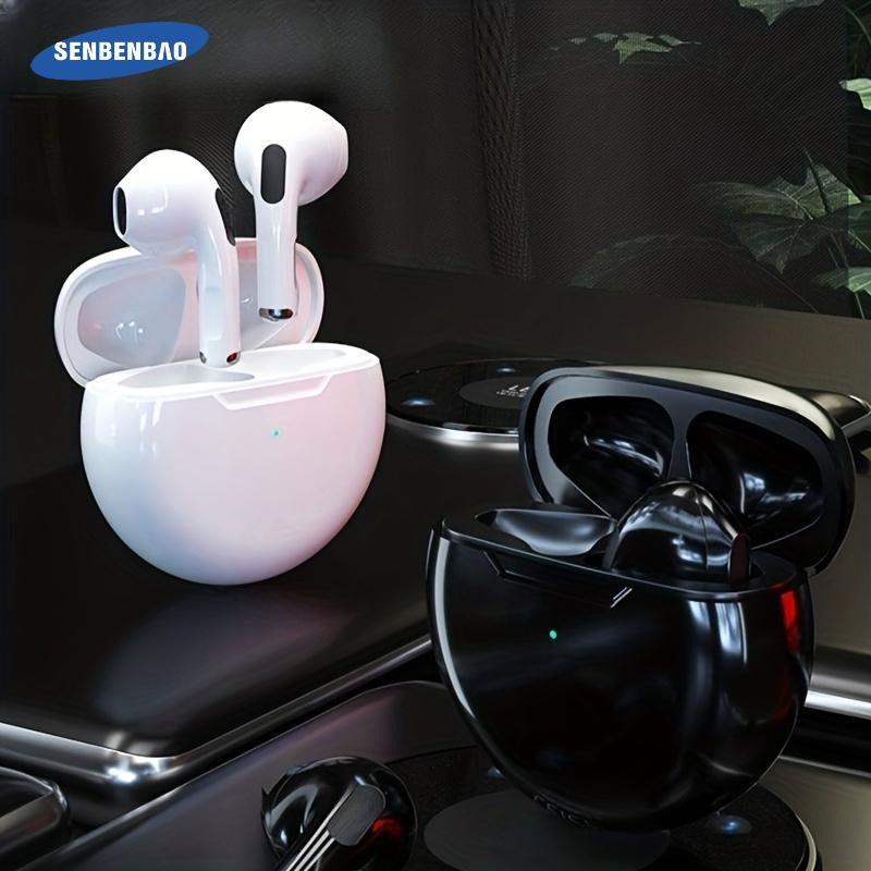 Tai nghe bluetooth không dây Air Pro 6 TWS có micro hỗ trợ tập thể thao thích hợp cho