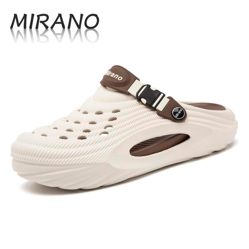 Mirano Dép Giày có lỗ thời trang nam Giải trí ngoài trời Giày đi biển thoáng khí chống trượt