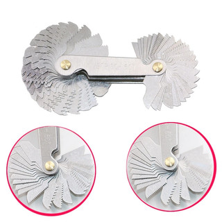 Đồng hồ đo phích cắm ren 58 trong 1 Thép không gỉ Imperial Metric 60 độ và 55 độ Đồng hồ đo ren