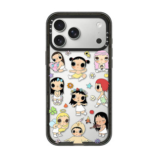 Dành Cho iPhone 17 16 15 14 13 Pro Max Plus Cặp Đôi Bé Gái Miếng Dán Acrylic Cứng PC Ốp điện thoại