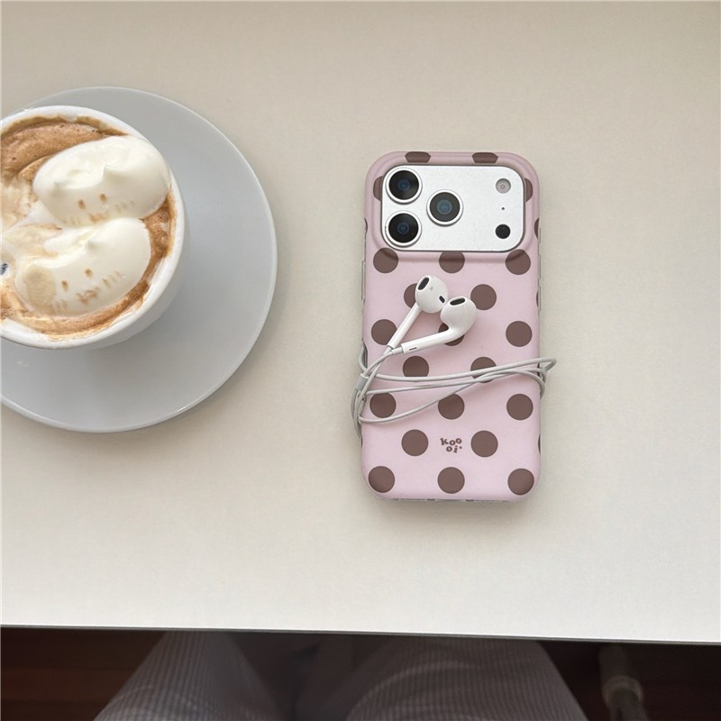 IPhone 17 Pro Max Họa tiết chấm bi bị trầy xước Chất liệu TPU Vỏ điện thoại xử lý IMD