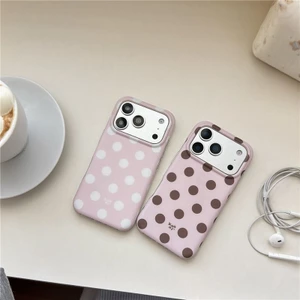 IPhone 17 Pro Max Họa tiết chấm bi bị trầy xước Chất liệu TPU Vỏ điện thoại xử lý IMD